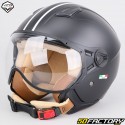 Casco jet Vito Moda nero opaco (ECE 22.06)