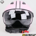 Casco jet Vito Moda rosa opaco (ECE 22.06)