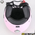 Casco jet Vito Moda rosa opaco (ECE 22.06)