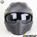 Vito Bruzano modular helmet black and matt fluo yellow (ECE 22.06)