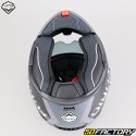 Casco modular Vito Furio negro mate y rojo (ECE 22.06)