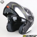 Casco modular Vito Furio negro mate y amarillo (ECE XNUMX)