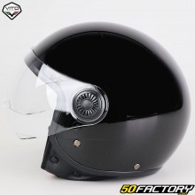 Casco jet Vito Loreto negro (ECE XNUMX)