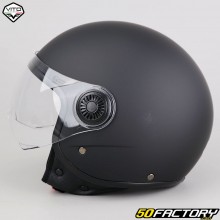 Casco jet Vito Loreto negro mate (ECE XNUMX)