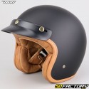 Capacete jet Nox XX243 preto fosco