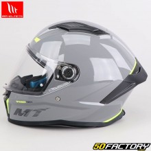 Capacete integral MT Helmets Stinger 2 Solid A12 cinza nardo (ECE 22.06)