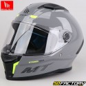 Casco integral MT Helmets  Stinger XNUMX Solid AXNUMX gris nardo (ECE XNUMX)