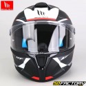 Casco integral MT Helmets Targo S Kay B2 negro, gris y rojo mate