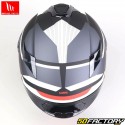 Casco integral MT Helmets Targo S Kay B2 negro, gris y rojo mate