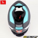 Casco integral MT Helmets Targo S Kay B2 negro, gris y rojo mate