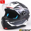 Casco integral MT Helmets Targo S Kay B2 negro, gris y rojo mate