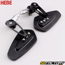 Short mirrors to attach to black Hebe handlebar ends