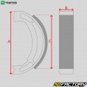 Bremsbacken hinten 150x24 mm Vespa Spezielle 50, Primavera 125 ...