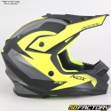 Casque cross enfant Nox N761 Fusion noir, jaune fluo, gris mat