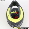 Casque cross enfant Nox N761 Fusion noir, jaune fluo, gris mat