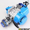 Complete engine racing pocket bike, pocket quad 49cc 2T blue