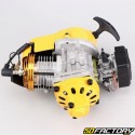 Motor completo racing  moto de bolsillo, quad de bolsillo XNUMXcc XNUMXT amarillo