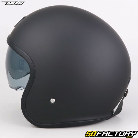 Casque jet Nox Next noir mat