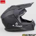 Casco cross LS2 MX Fast II negro mate