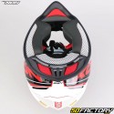 Helmet Enduro Nox N312 Drone white, red