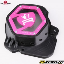 Tapa cárter de encendido Derbi Euro 3 y 4 KRM Pro Ride reversible rosa