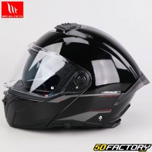 Klapphelm MT Helmets Atom 2 SV Solid A1 glänzend schwarz