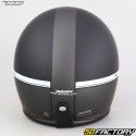 Jet helmet Nox Next Traker matte black, brown and orange