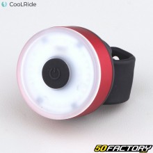 Fahrradrücklicht LED rund, wiederaufladbar CoolRide