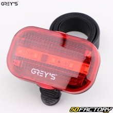 Grey&#39;s rear LED bicycle lighting (XNUMX functions)