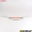 Guidon enduro alu Ø22 mm Tommaselli argent avec barre orange