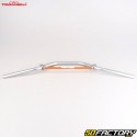 Guidon enduro alu Ø22 mm Tommaselli argent avec barre orange