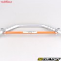 Guidon enduro alu Ø22 mm Tommaselli argent avec barre orange