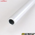 Guidon enduro alu Ø22 mm Tommaselli argent avec barre orange