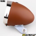 Wag Bike round front light XNUMX LEDs Vintage  brown