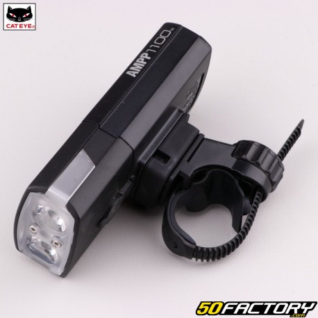 Luz LED frontal recarregável para bicicleta Cateye AMPP1100