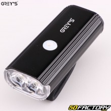 Grey&#39;s GR01 wiederaufladbares LED-Fahrrad-Frontlicht (8 Funktionen)