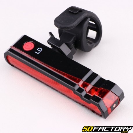 Rechargeable LED rear bike light