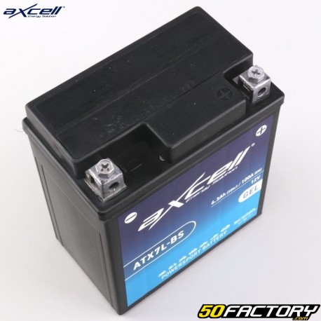 Axcell ATX7L-BS 12V 6.3Ah gel battery Hanway Furious, Honda, Piaggio,  Vespa...