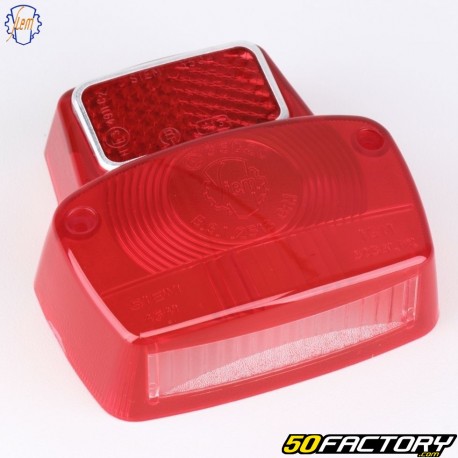 Red tail light lens Vespa SS 90, Primavera 125, Rally 200...Siem