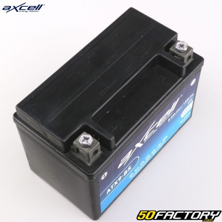 Batería Axcell ATX9-BS 12V 8.4Ah gel Piaggio Zip, Sym Orbit, Xmax, Burgman...