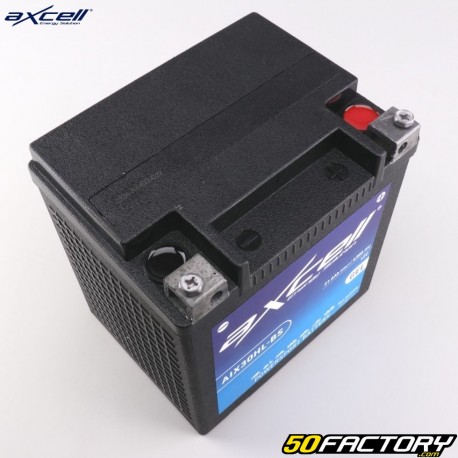 Axcell AIX30HL-BS 12V 31.6Ah gel battery BMW R 18, Harley Davidson Road Glide 1700, Polaris Sportsman 700 ...