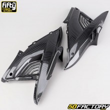 MBK side rear fairings Nitro,  Yamaha Aerox (before 2013) Fifty carbone