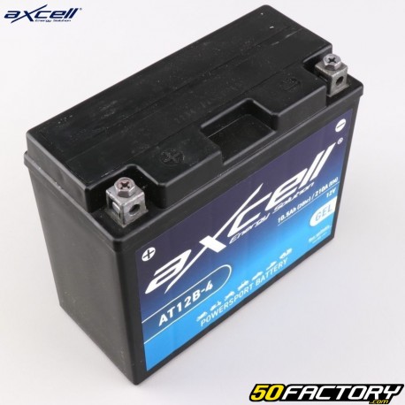 Axcell ATXNUMXB-XNUMX XNUMXV XNUMXAh Gel-Batterie Piaggio Fly  XNUMX, Ducati Monster  XNUMX ...