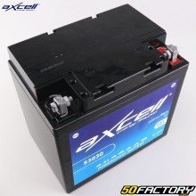 Batterie Axcell 53030/A60-N30L-A 12V 31.6Ah gel BMW K, Ducati GT, Moto Guzzi...