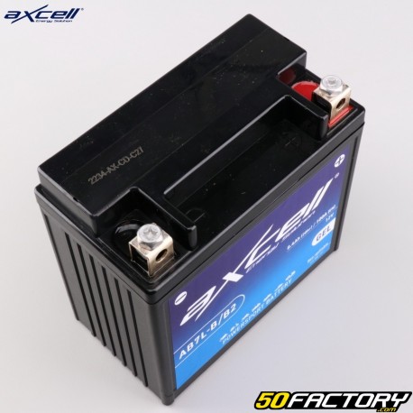 Batteria MBK gel Axcell AB7L-B/B2 12V 8.4Ah Doodo,  Yamaha DT ...