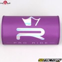 Ø28 mm KRM handlebar Pro Ride full purple with holographic foam