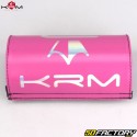 Manubrio KRM Ø28mm Pro Ride rosa pieno con schiuma olografica