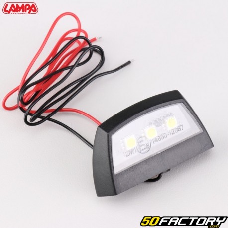 Iluminação LED para placa de carro Lampa E-íon preto