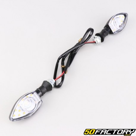 Black led turn signals