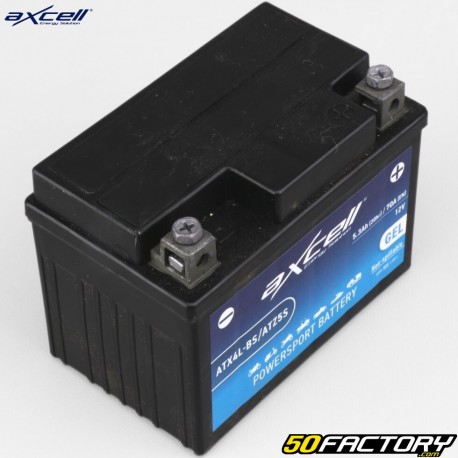 Axcell ATX4L-BS/ATZ5S 12V 5.3Ah gel battery Derbi Senda,  Gilera Smt, Rieju...